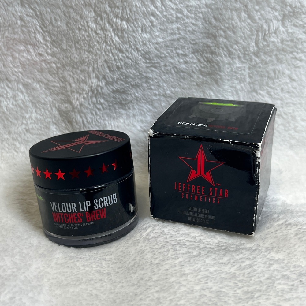 Jeffree Star Cosmetics Velour Lip Scrub Witches‎ Brew Vegan Edible Skincare